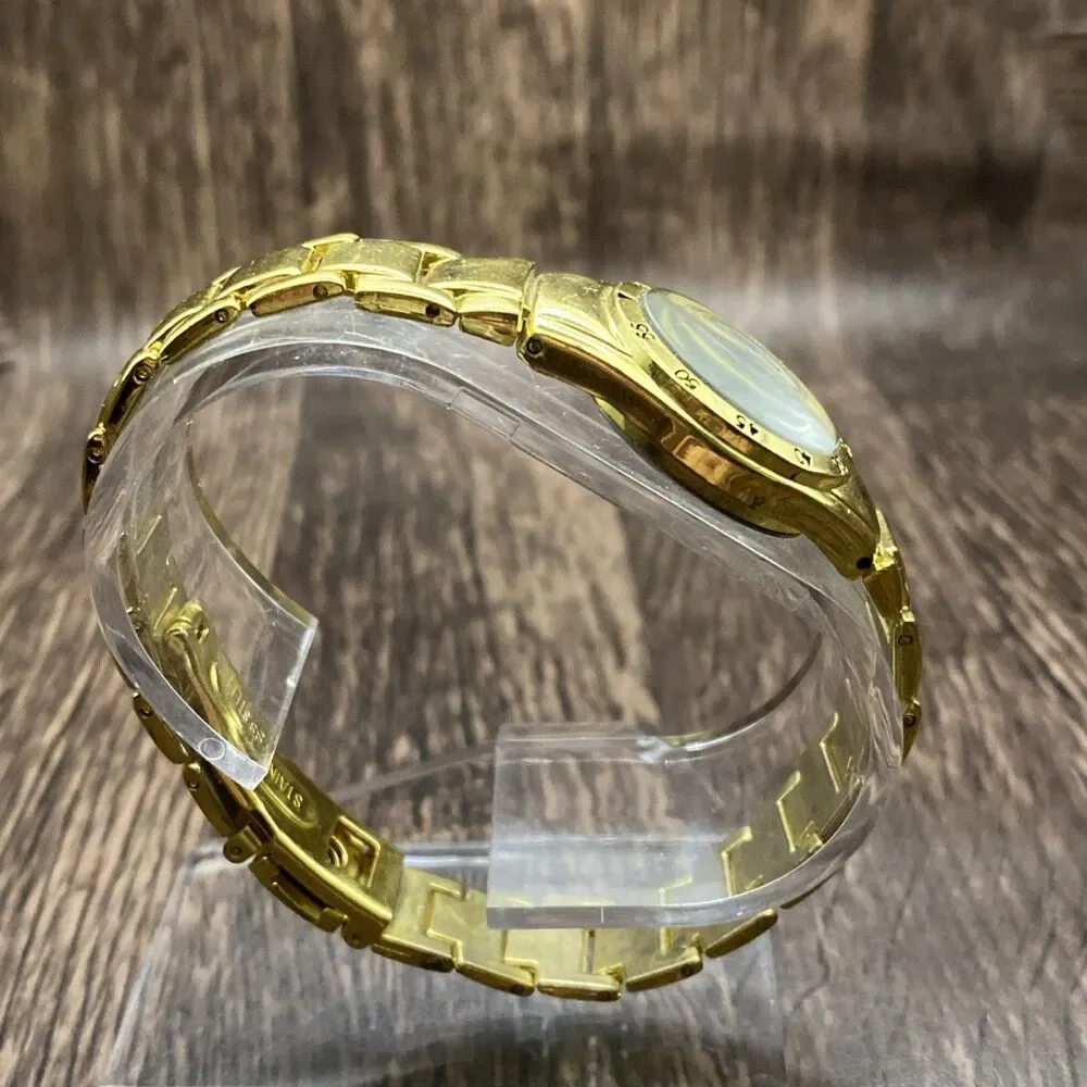 Unbranded Ladies Gold Tone Watch New Battery Working